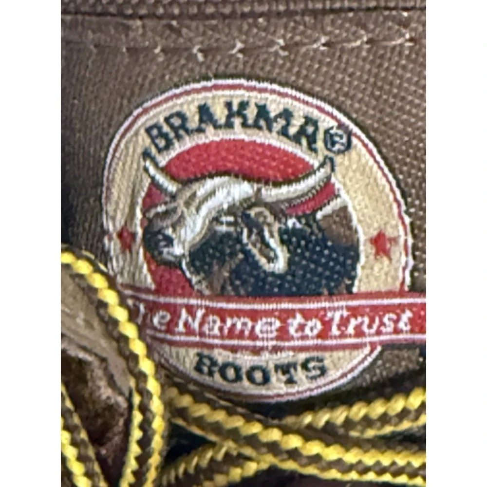 Brahma Brown Suede Work Boots Men's 6.5 Rugged Utility Outdoor Workwear Heritage